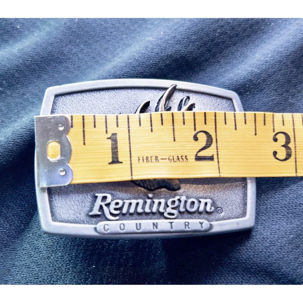 Vintage 1986 Remington Bugling Elk Belt Buckle Sculpted By Sid Bell Made In USA‎